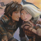 How to Train Your Dragon: The Hidden World, imagined in part by Drew Struzan.